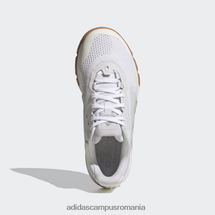 adidas campus romania pantofi antrenori albi dropset femei alb/gri liniuță/argintiu J266N23071