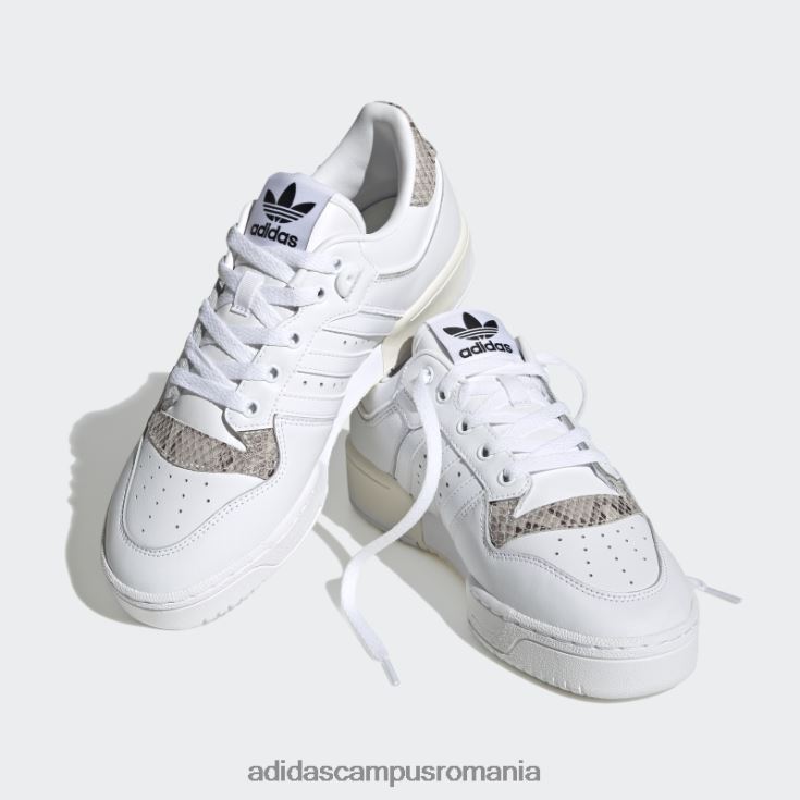 adidas campus romania Black rivalry low 86 pantofi femei alb negru J266N216076
