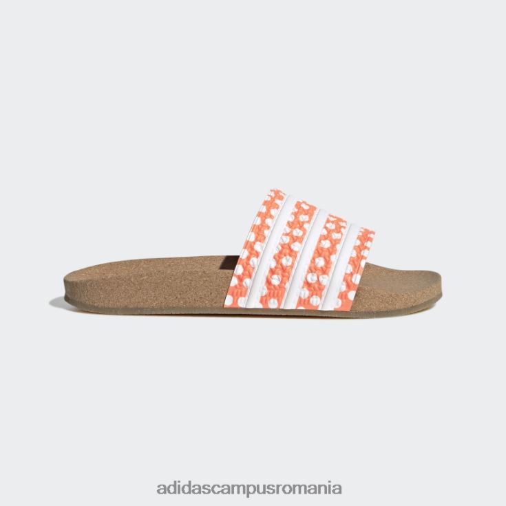 adidas campus romania adilette slides beam orange femei fascicul portocaliu/alb/gumă J266N216292