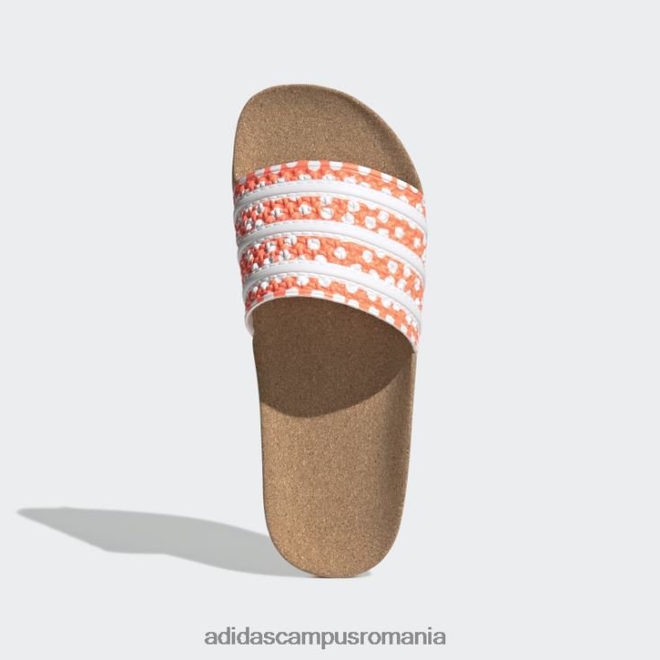 adidas campus romania adilette slides beam orange femei fascicul portocaliu/alb/gumă J266N216292