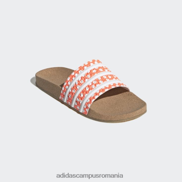 adidas campus romania adilette slides beam orange femei fascicul portocaliu/alb/gumă J266N216292