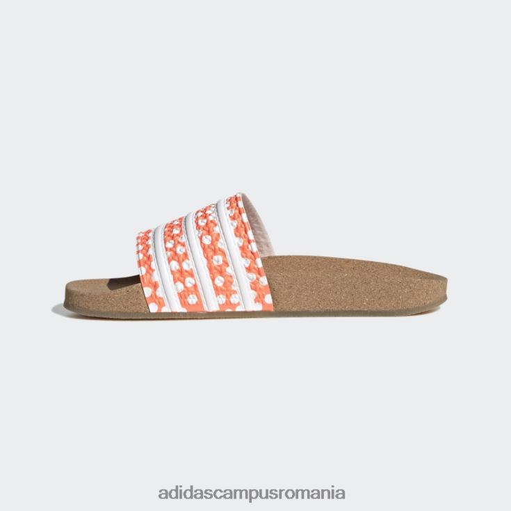 adidas campus romania adilette slides beam orange femei fascicul portocaliu/alb/gumă J266N216292