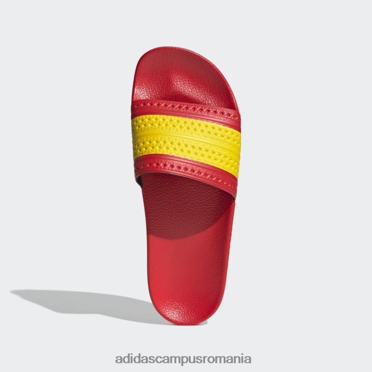 adidas campus romania adilette slides galben femei Roșu / galben J266N216329