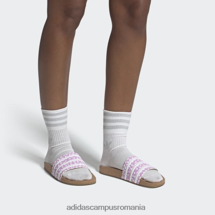 adidas campus romania adilette slides liliac femei liliac/alb/gumă J266N216256