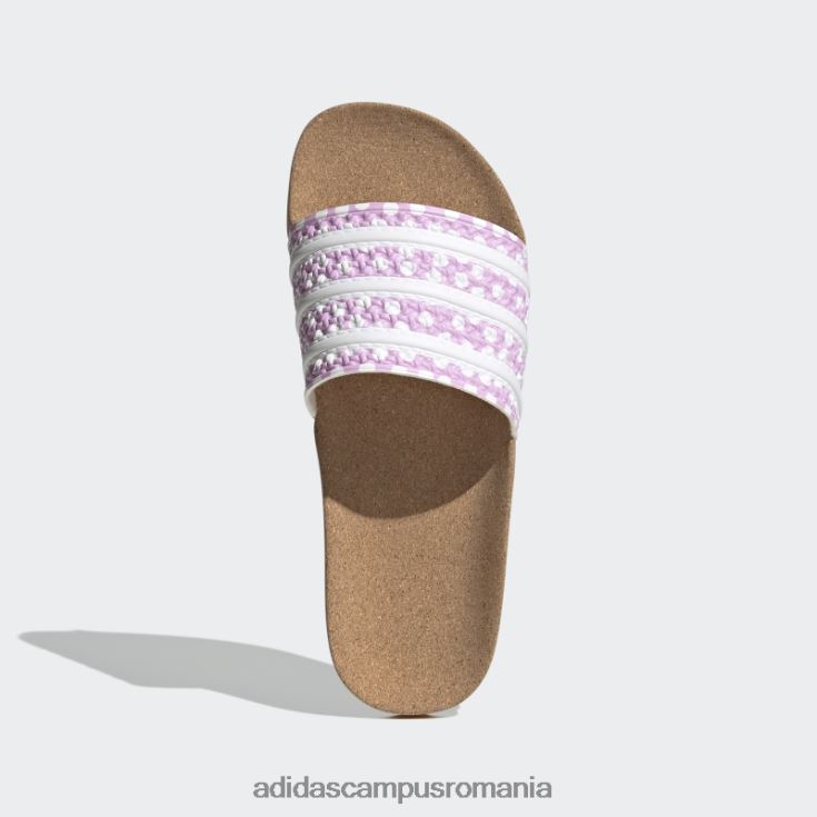 adidas campus romania adilette slides liliac femei liliac/alb/gumă J266N216256