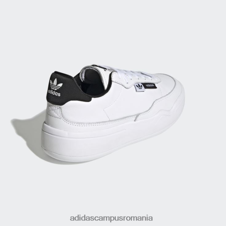 adidas campus romania alb-i pantofii de curte femei alb negru J266N22200