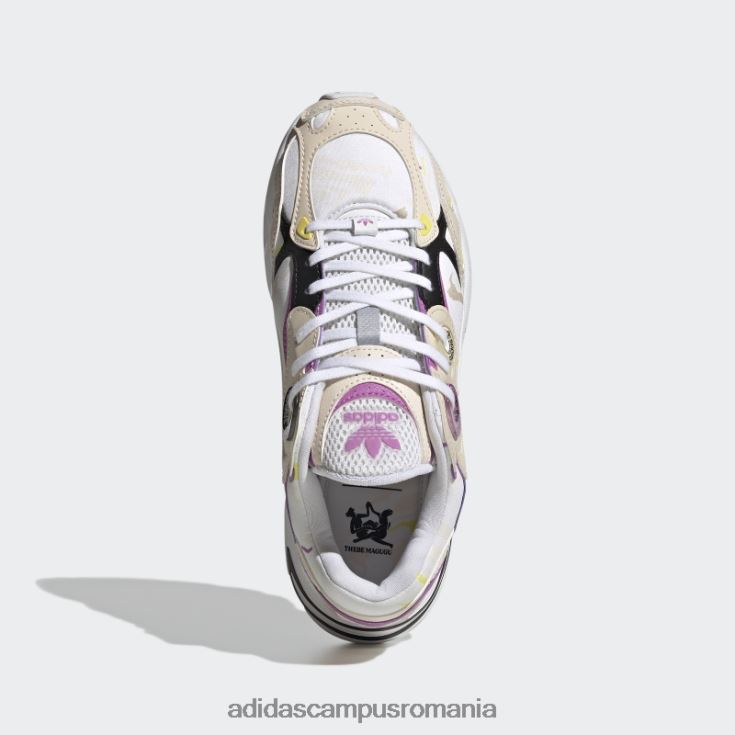 adidas campus romania astir thebe magugu pantofi albi femei alb/liliac/argintiu J266N215980