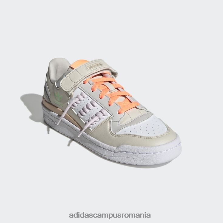 adidas campus romania bliss forum pantofi jos femei alb/beatitudine/gri J266N28645