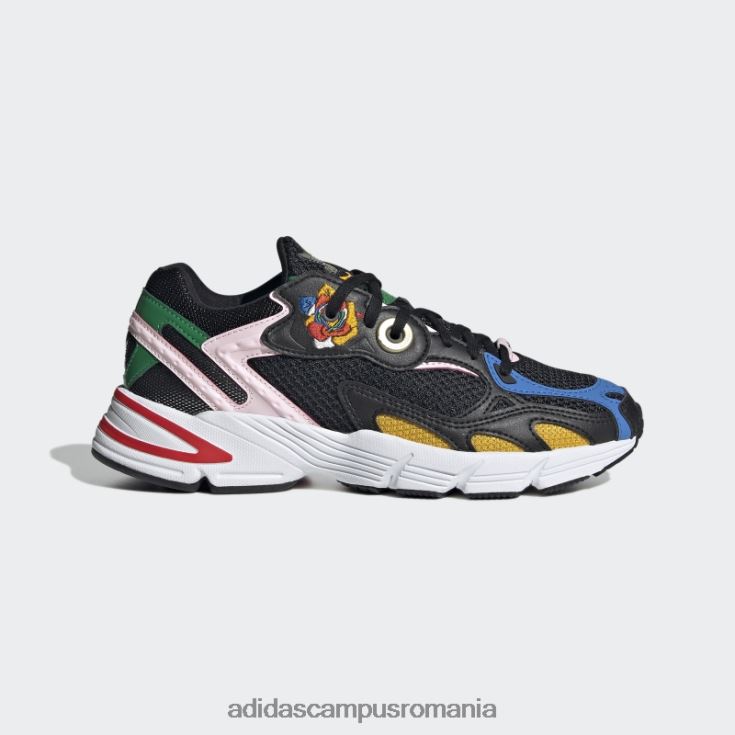 adidas campus romania bogat mnisi astir pantofi negri femei negru/verde/roz J266N215914