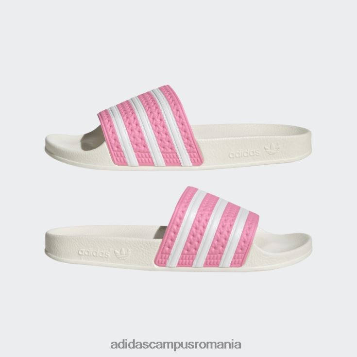 adidas campus romania diapozitive adilette albe femei roz/alb J266N28732
