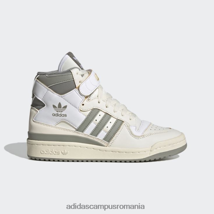 adidas campus romania forum 84 hi pantofi albi femei pietriș alb/argintiu J266N28564