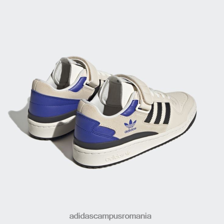 adidas campus romania forum blue pantofi joase femei alb/negru/albastru J266N21964