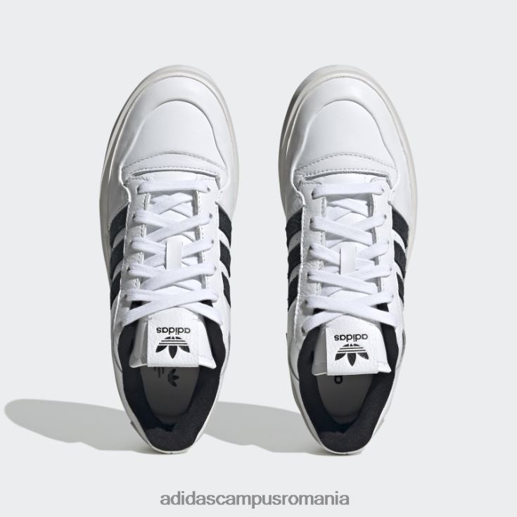 adidas campus romania forum excelent pantofi negri femei alb/negru/auriu metalic J266N215913