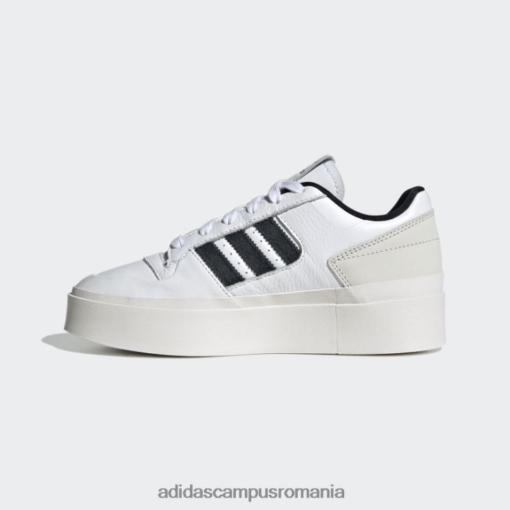 adidas campus romania forum excelent pantofi negri femei alb/negru/auriu metalic J266N215913