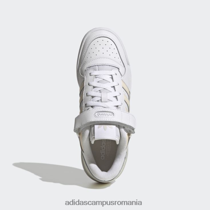 adidas campus romania forum pantofi joase nuanță ecru femei nuanță alb/ecru/gumă J266N28676