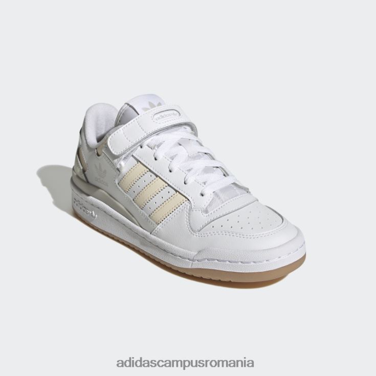 adidas campus romania forum pantofi joase nuanță ecru femei nuanță alb/ecru/gumă J266N28676