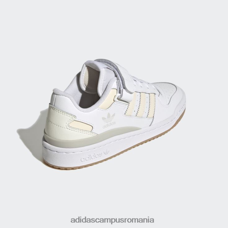 adidas campus romania forum pantofi joase nuanță ecru femei nuanță alb/ecru/gumă J266N28676