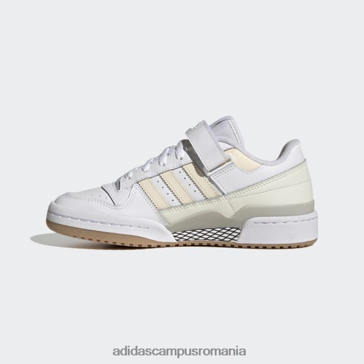 adidas campus romania forum pantofi joase nuanță ecru femei nuanță alb/ecru/gumă J266N28676