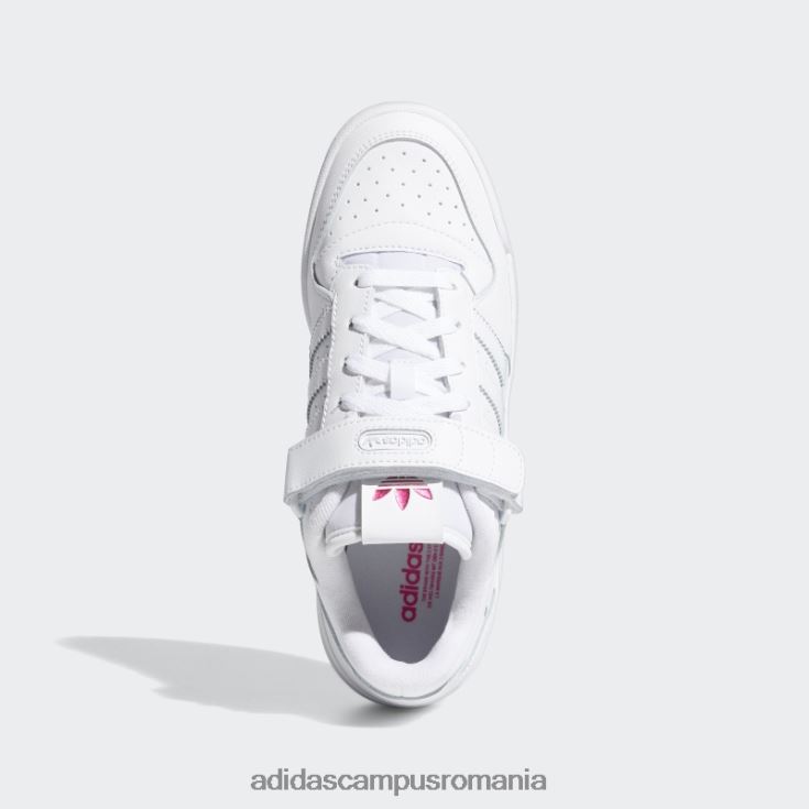 adidas campus romania forum pantofi joase roz soc femei alb/roz șoc J266N21957