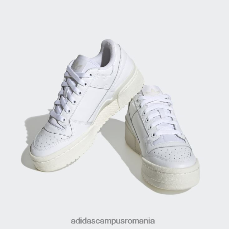 adidas campus romania forum pantofi îndrăzneți albi femei alb J266N28327