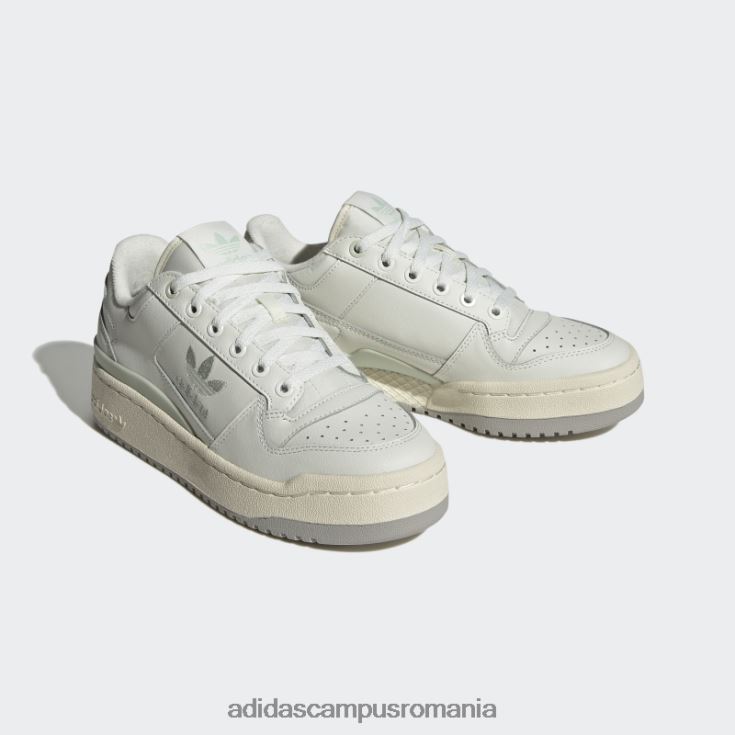 adidas campus romania forum pantofi îndrăzneți nuanță albă adidas femei nuanță albă/verde/albă J266N215894