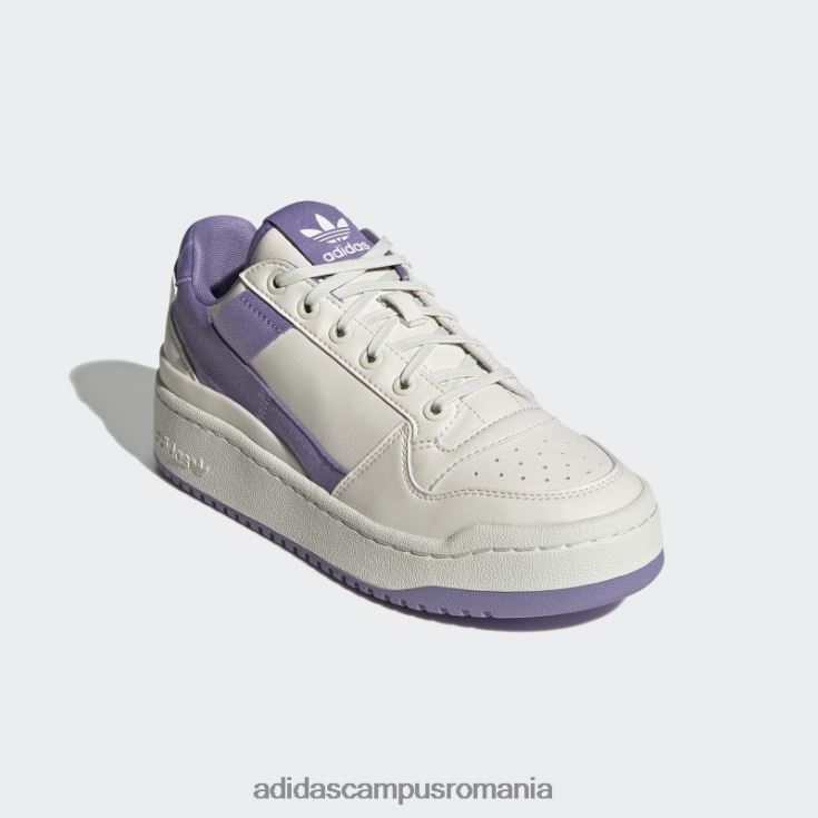 adidas campus romania forum pantofi îndrăzneți nuanță albă femei nuanță albă/liliac J266N28802