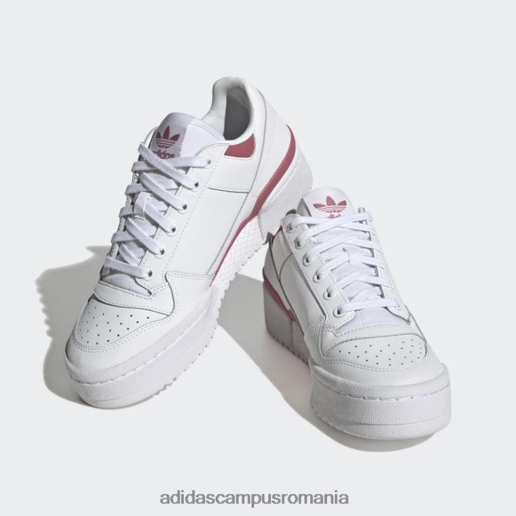 adidas campus romania forum pantofi roz îndrăzneți femei alb/roz J266N215920