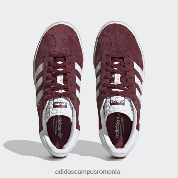 adidas campus romania gazelle roșii pantofi îndrăzneți adidas femei rosu alb J266N22055