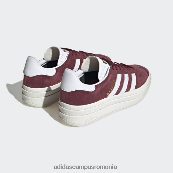 adidas campus romania gazelle roșii pantofi îndrăzneți adidas femei rosu alb J266N22055