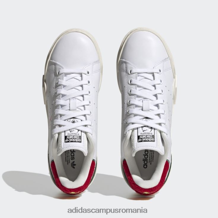 adidas campus romania pantofi adidas alb stan smith excelente 2b femei alb/stacojiu/verde J266N22001