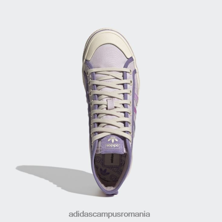 adidas campus romania pantofi adidas nizza platforme roz femei roz/liliac/alb J266N22061