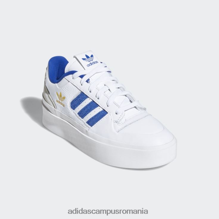 adidas campus romania pantofi albi forum excelent femei alb/albastru/auriu metalic J266N21966