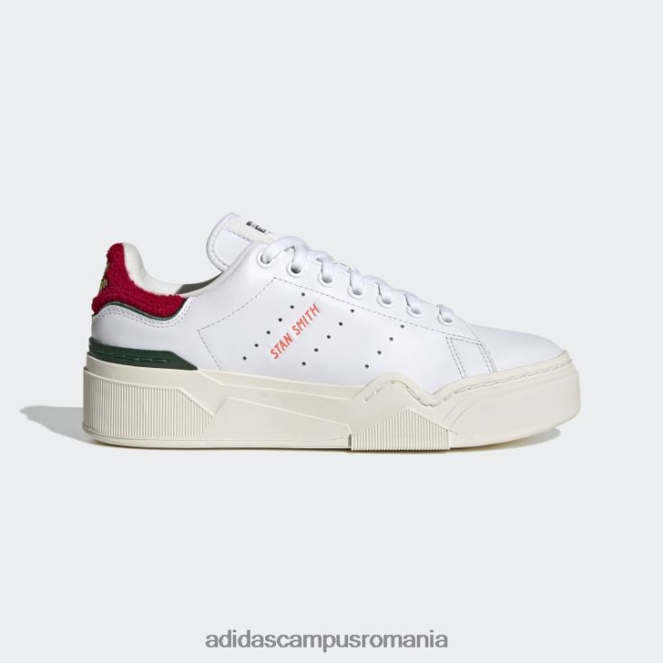 adidas campus romania pantofi albi stan smith excelente 2b femei alb/stacojiu/verde J266N28339