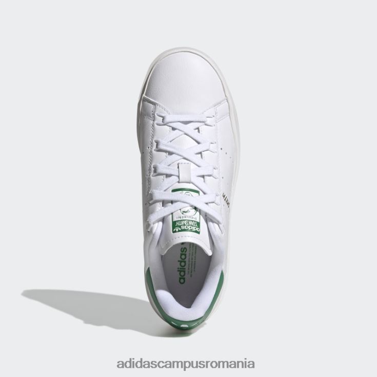 adidas campus romania pantofi albi stan smith excelenti femei alb/verde J266N28302