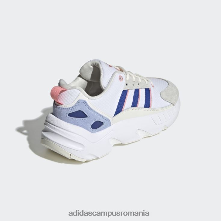 adidas campus romania pantofi albi zx 22 boost femei alb/albastru regal J266N216271
