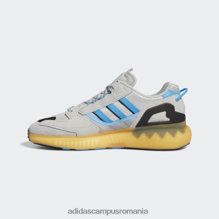 adidas campus romania pantofi amber zx 5k boost femei gri/papură/chihlimbar J266N216281