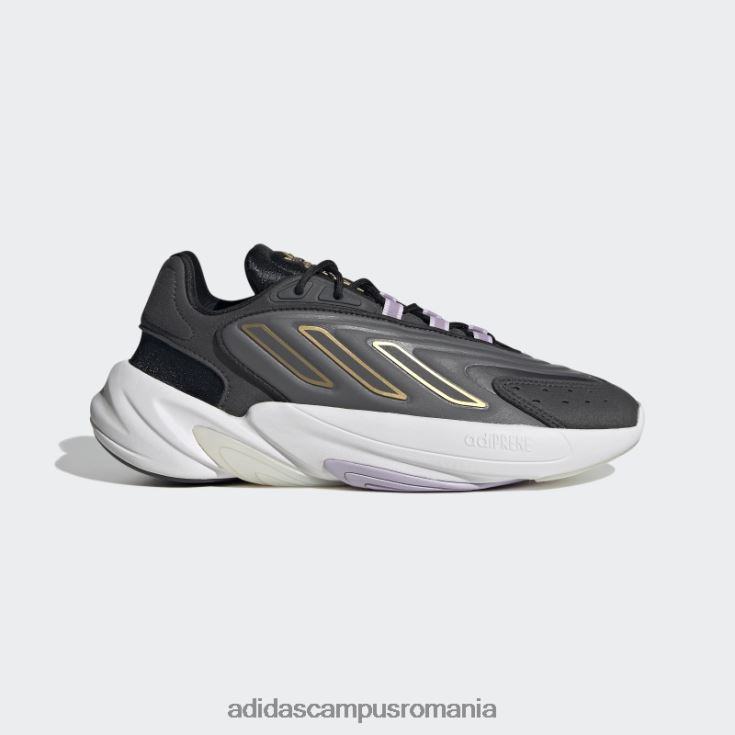 adidas campus romania pantofi carbon ozelia femei carbon/auriu metalic/alb J266N22183