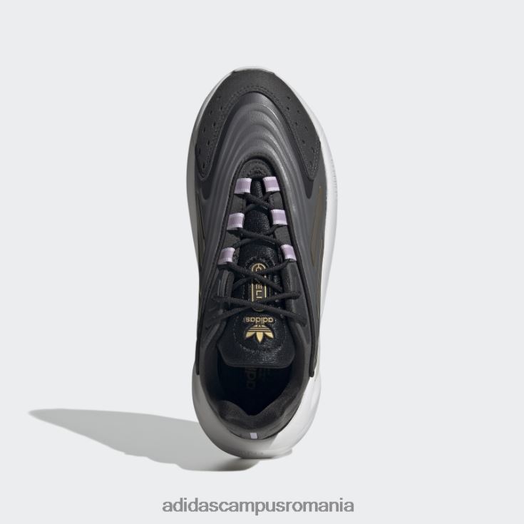 adidas campus romania pantofi carbon ozelia femei carbon/auriu metalic/alb J266N22183
