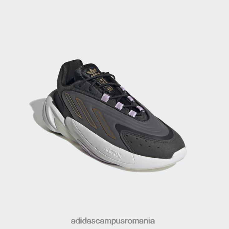 adidas campus romania pantofi carbon ozelia femei carbon/auriu metalic/alb J266N22183