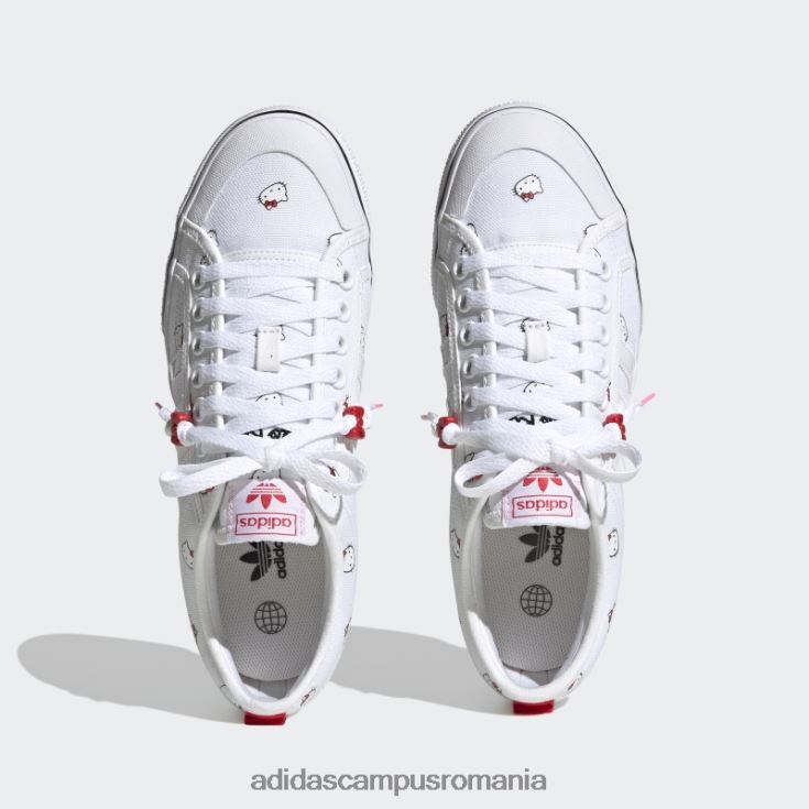 adidas campus romania pantofi cu platformă nizza negru fashion femei alb negru J266N28663