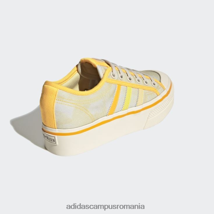 adidas campus romania pantofi cu platforma nizza galben adidas femei nuanță galben/portocaliu/alb J266N2510