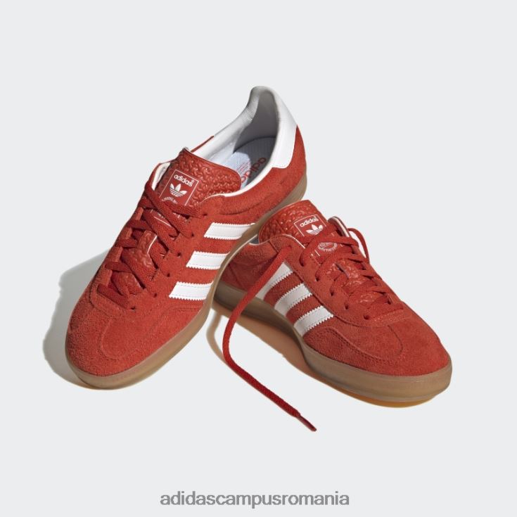 adidas campus romania pantofi de interior gazelle portocalii îndrăzneți femei portocaliu îndrăzneț/alb/gumă J266N22099