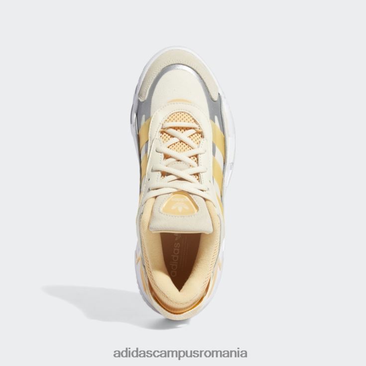 adidas campus romania pantofi ecru tint niteball 2.0 femei nuanță ecru/chihlimbar/alb J266N216264