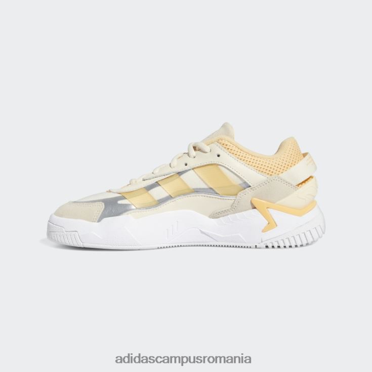 adidas campus romania pantofi ecru tint niteball 2.0 femei nuanță ecru/chihlimbar/alb J266N216264