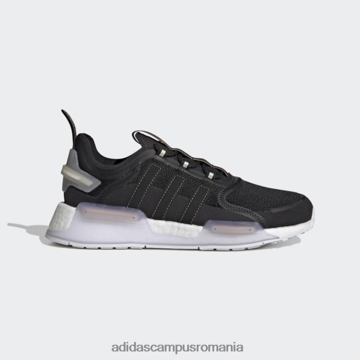 adidas campus romania pantofi eleganti din aluminiu nmd-v3 femei negru/alb/aluminiu J266N22081