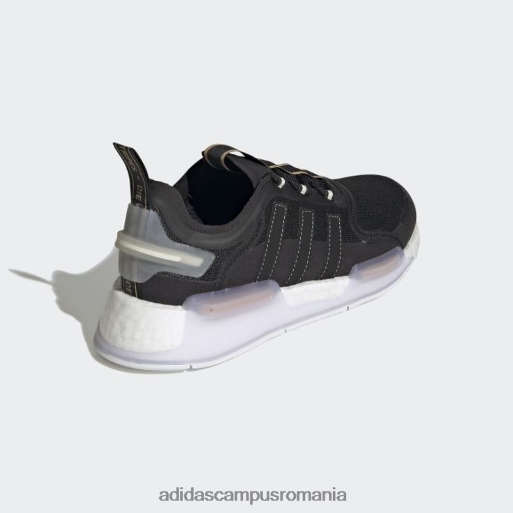 adidas campus romania pantofi eleganti din aluminiu nmd-v3 femei negru/alb/aluminiu J266N22081