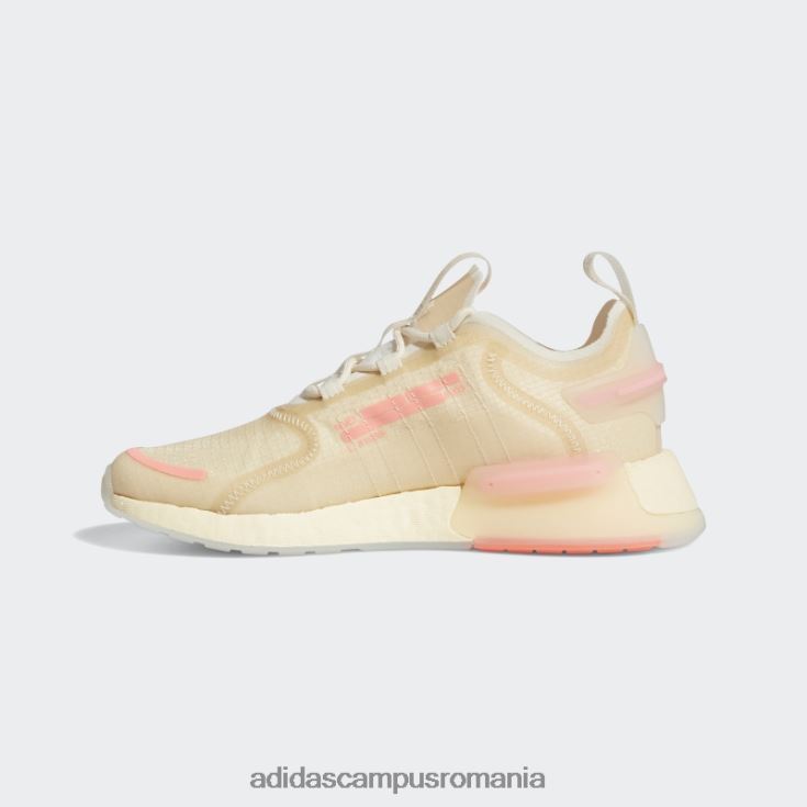 adidas campus romania pantofi fierbinți nmd-v3 negri femei alb J266N216227