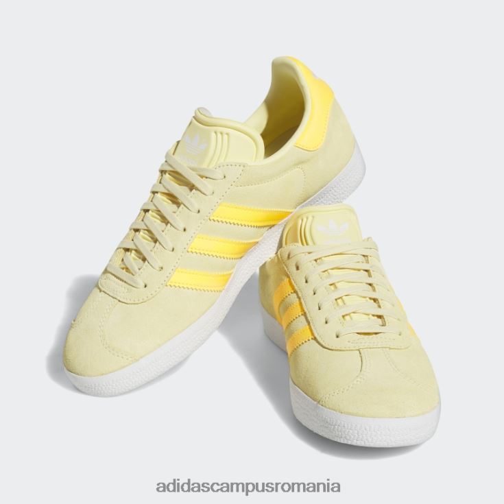 adidas campus romania pantofi gazele galbene femei galben/auriu/alb J266N215857