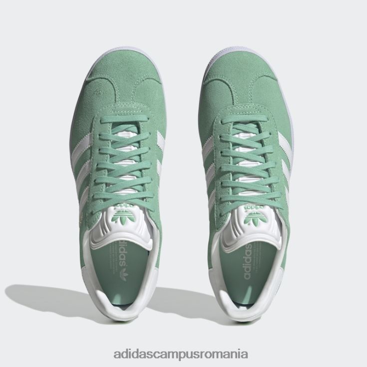 adidas campus romania pantofi gazelle menta adidas femei menta/alb/auriu metalic J266N216155