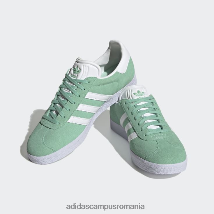 adidas campus romania pantofi gazelle menta adidas femei menta/alb/auriu metalic J266N216155